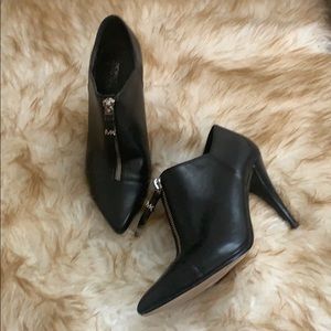 Michael Kors Black Leather Bootie